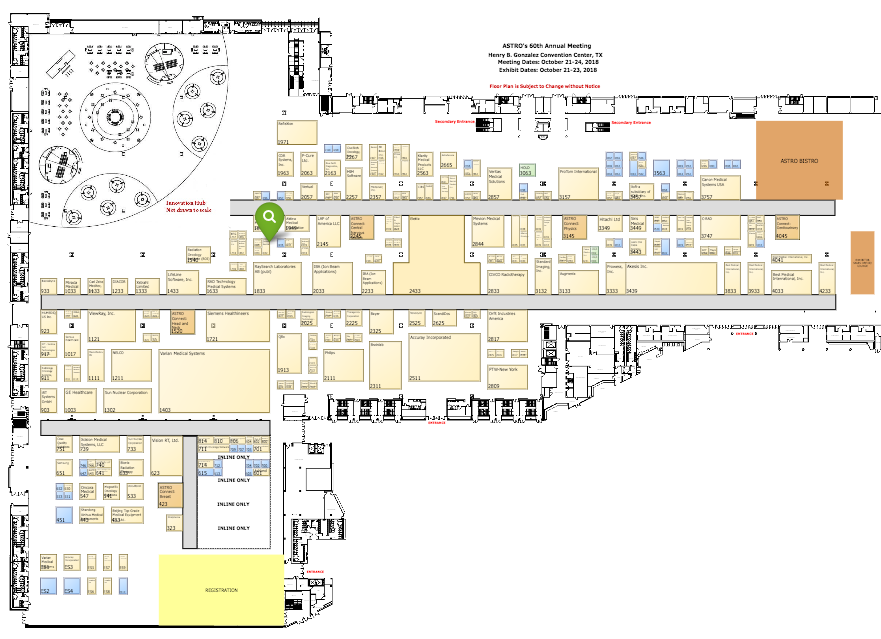 ASTRO 2018 floorplan
